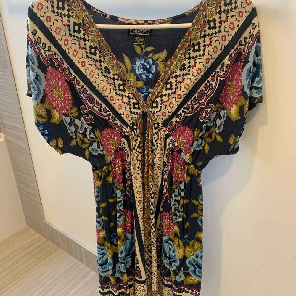 Angie Multicolor Floral Dress